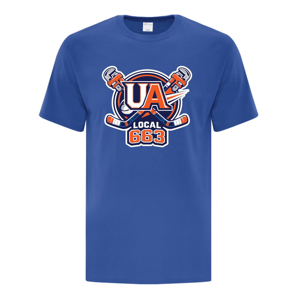 Local 663 Hockey Adult Cotton T-Shirt