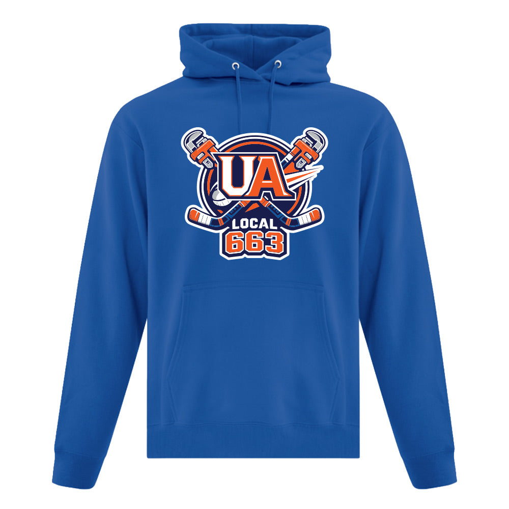 Local 663 Hockey Adult Fleece Hooded Sweatshirt