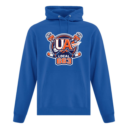 Local 663 Hockey Adult Fleece Hooded Sweatshirt
