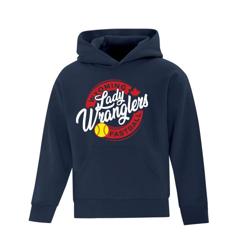 Wyoming Lady Wranglers Youth Fleece Hooded Sweatshirt