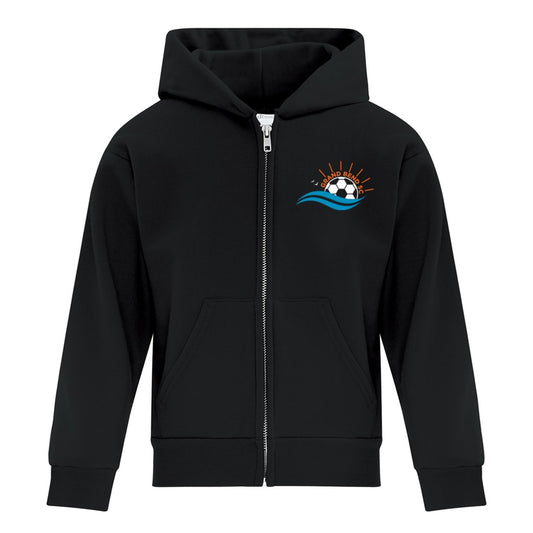 Grand Bend SC Youth Fleece Full Zip Hooded Sweatshirt
