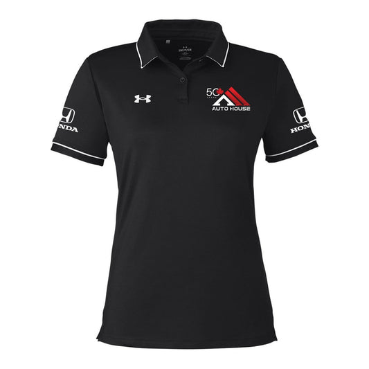 Auto House Honda Ladies' Under Armour Tipped Teams Performance Polo