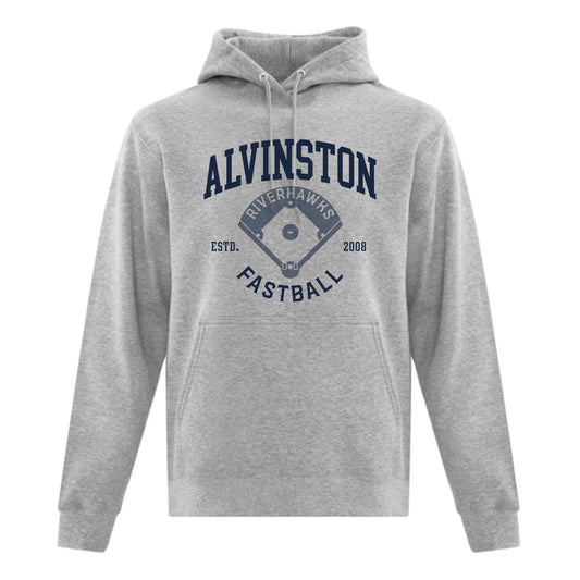 Alvinston Riverhawks Adult Everyday Fleece Hooded Sweatshirt