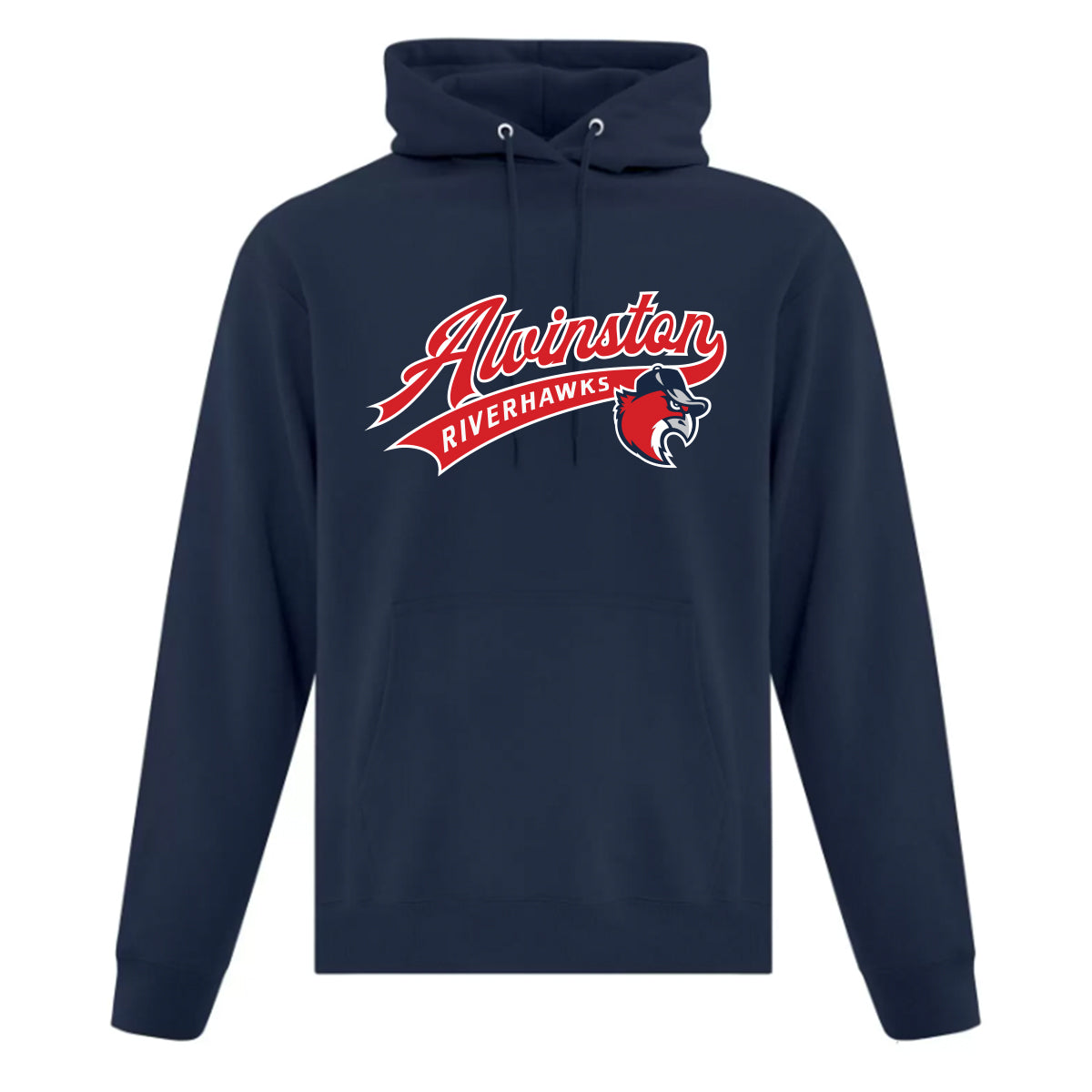 Alvinston Riverhawks Adult Everyday Fleece Hooded Sweatshirt