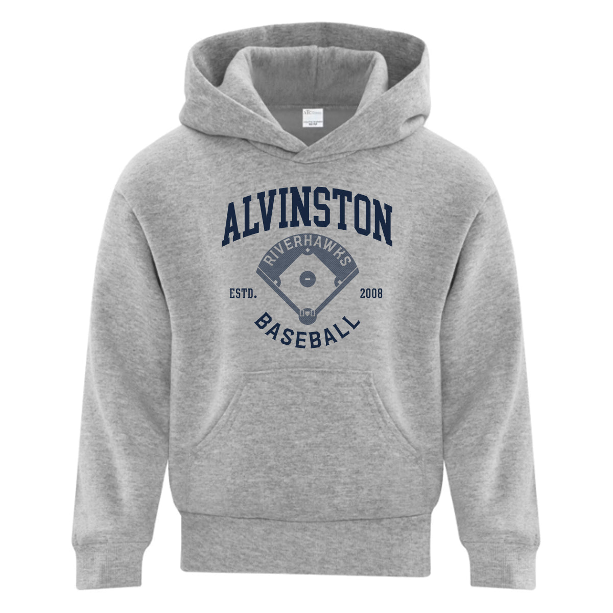 Alvinston Riverhawks Youth Everyday Fleece Hooded Sweatshirt