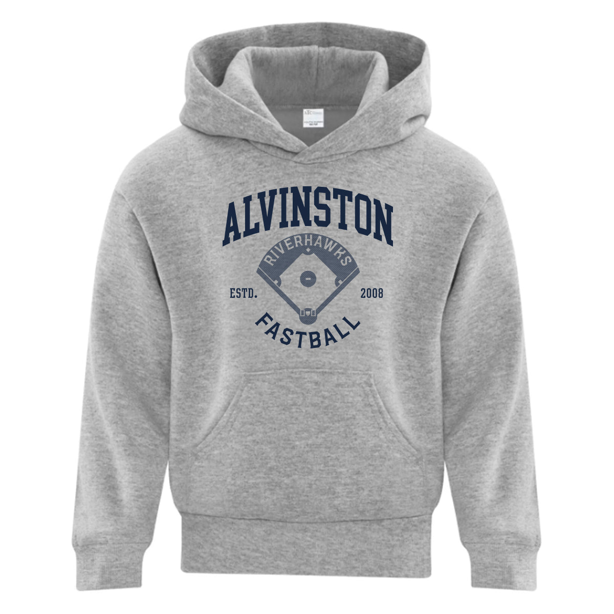 Alvinston Riverhawks Youth Everyday Fleece Hooded Sweatshirt