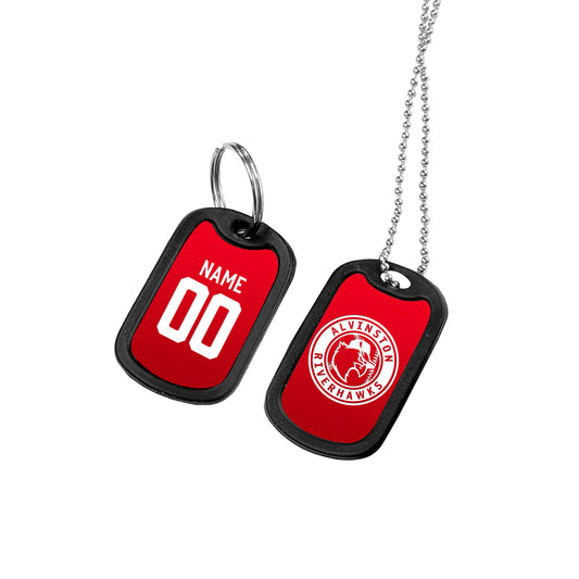 Alvinston Riverhawks Custom Dog Tag