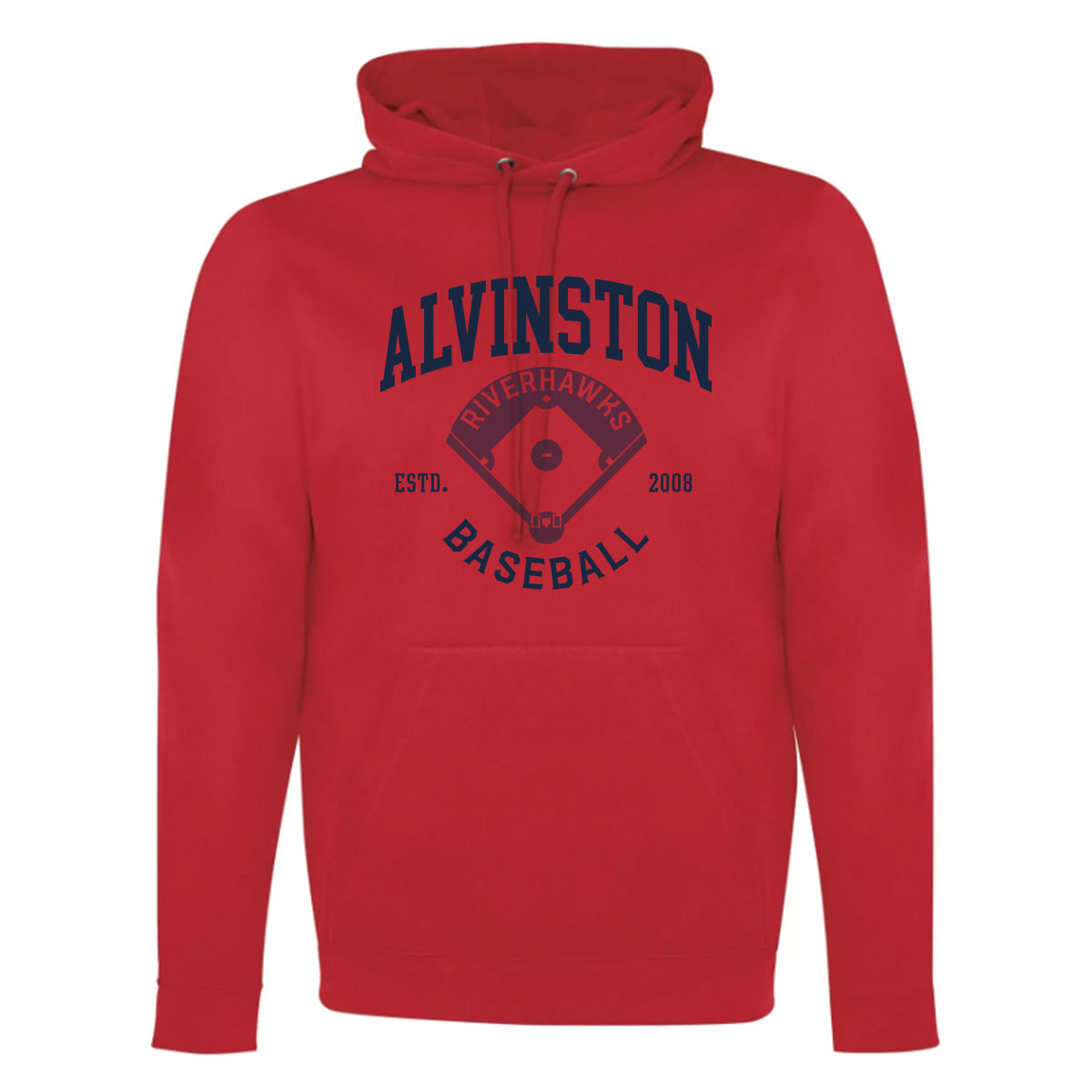 Alvinston Riverhawks Adult Game Day Fleece Hooded Sweatshirt