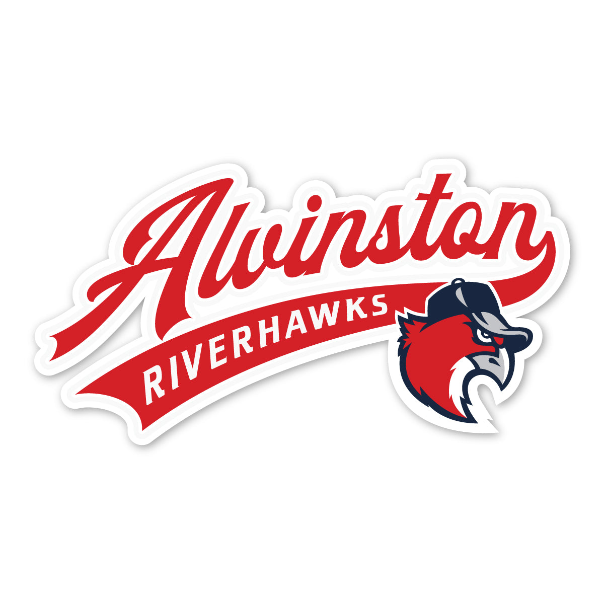 Alvinston Riverhawks 5" Vinyl Sticker