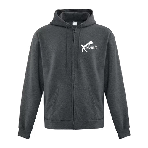 Saint-François-Xavier Adult Everyday Fleece Full Zip Hooded Sweatshirt