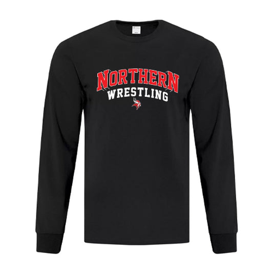 Northern Wrestling Adult Everyday Cotton Long Sleeve T-Shirt