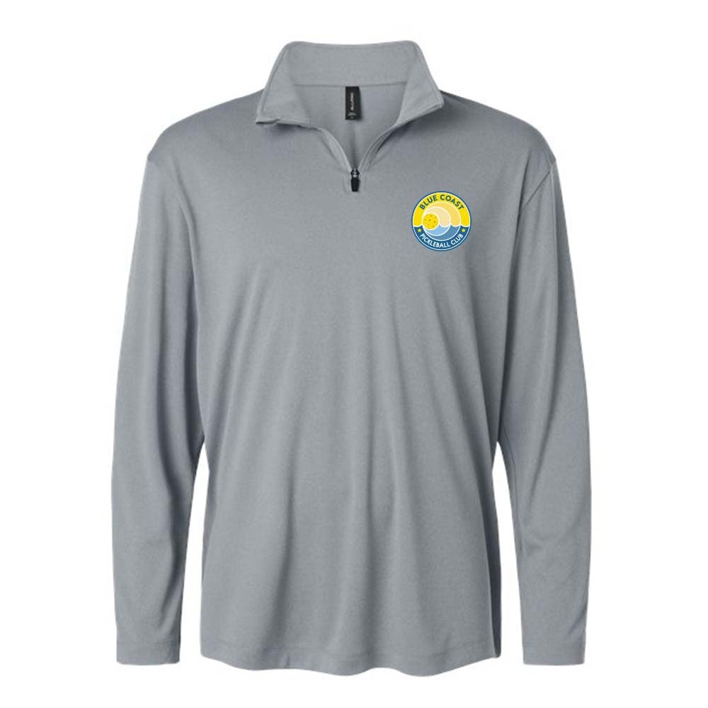Blue Coast Pickleball Men's Pro-Lock Performance Quarter-Zip Pullover