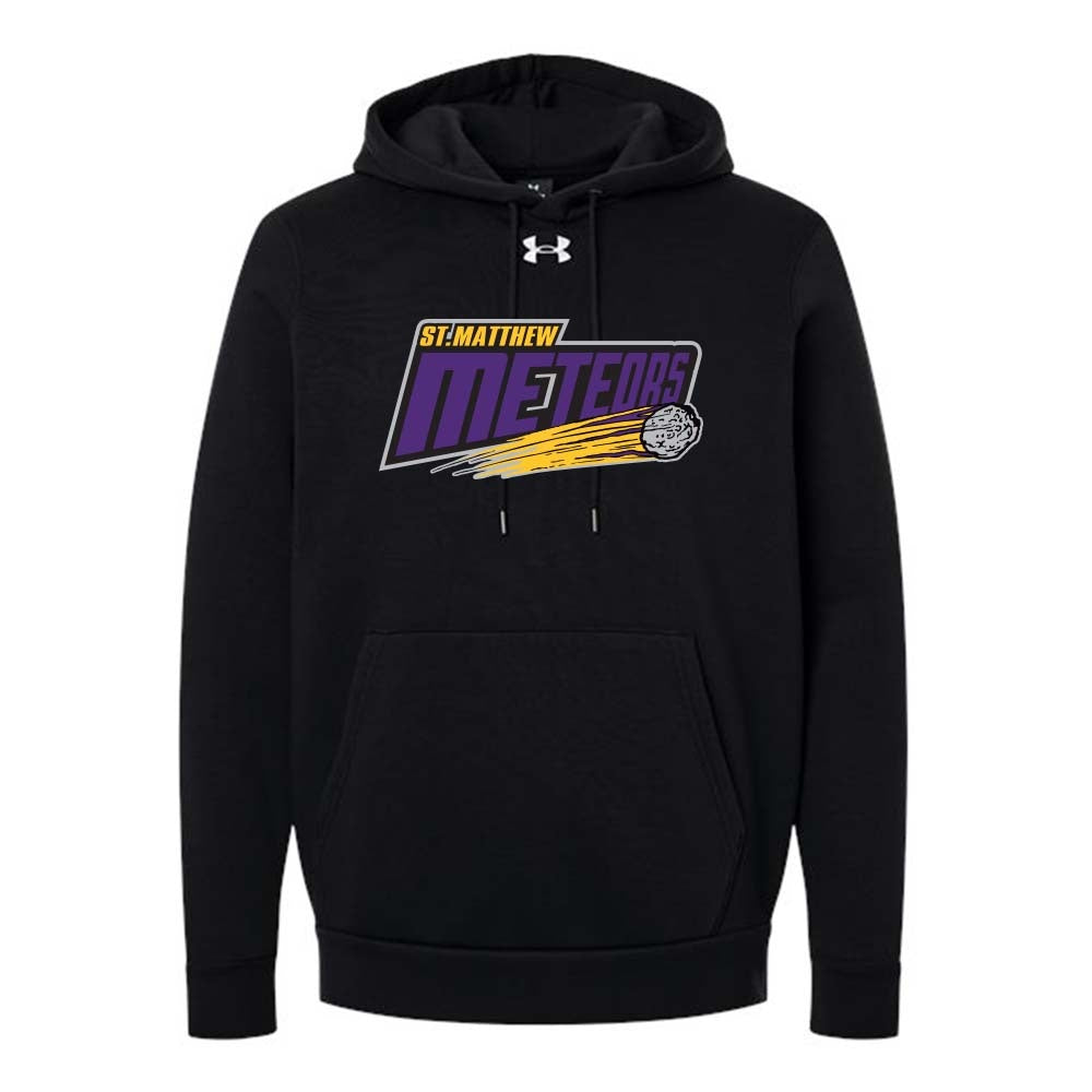St Matthew Adult Under Armour Team Icon Fleece Hooded Sweatshirt