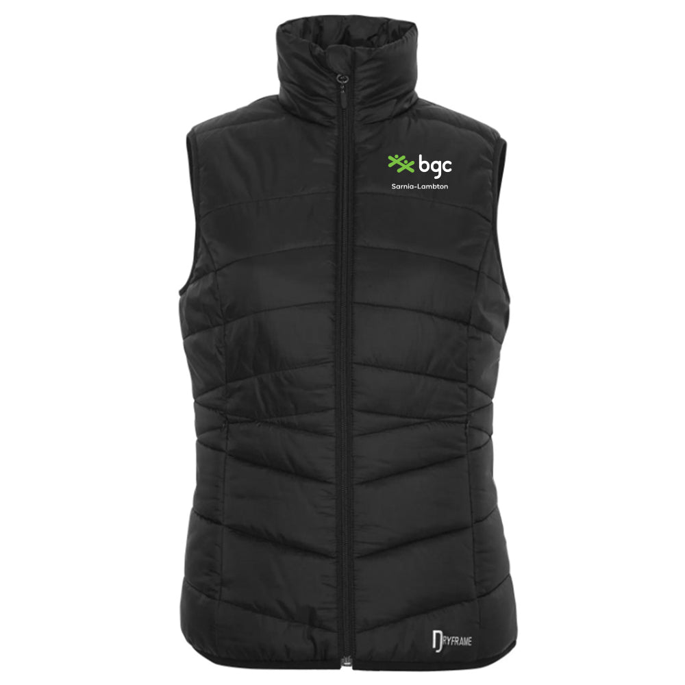 BGC Ladies' Dryframe Dry Tech Insulated Vest