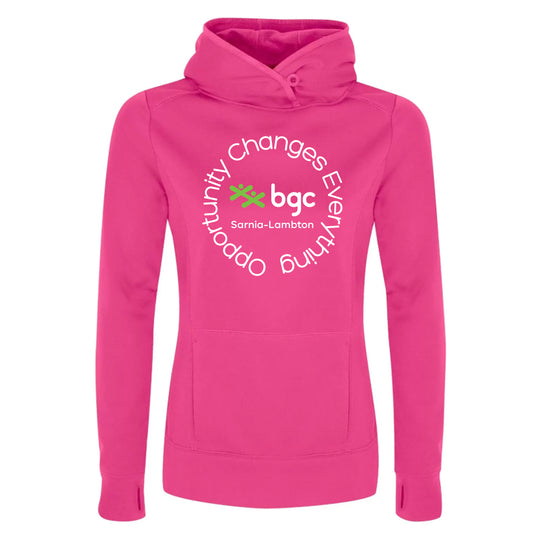 BGC Ladies' Game Day Fleece Hooded Sweatshirt