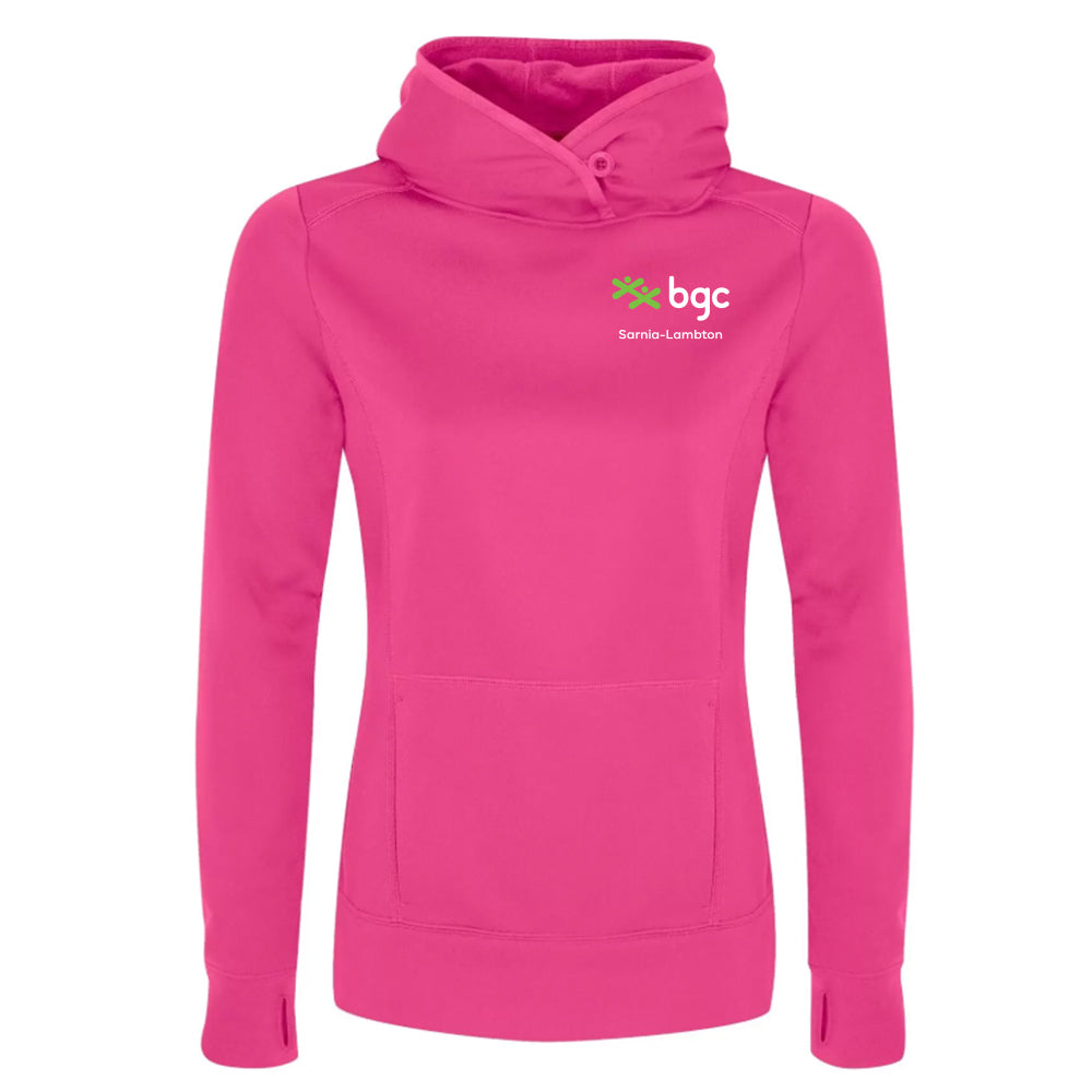 BGC Ladies' Game Day Fleece Hooded Sweatshirt