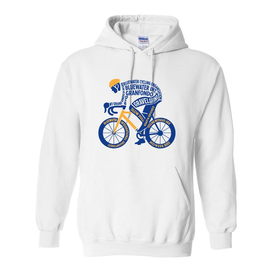 Bluewater Cycling Adult Fleece Hooded Sweatshirt