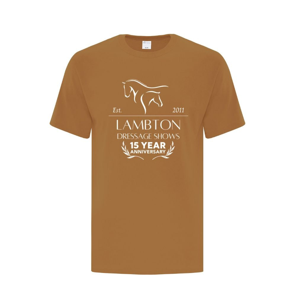 Lambton Dressage Shows Adult Cotton T-Shirt