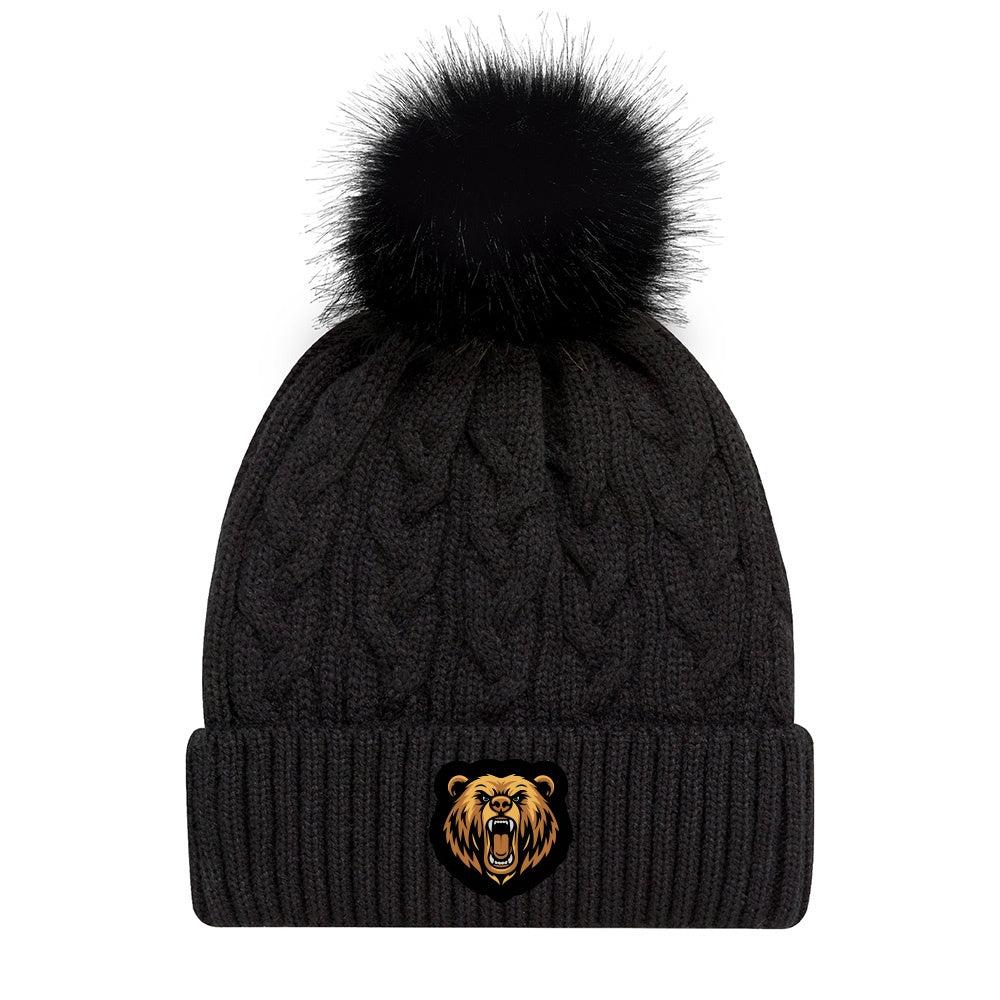 Gregory Drive Faux Fur Pom Pom Cuff Toque
