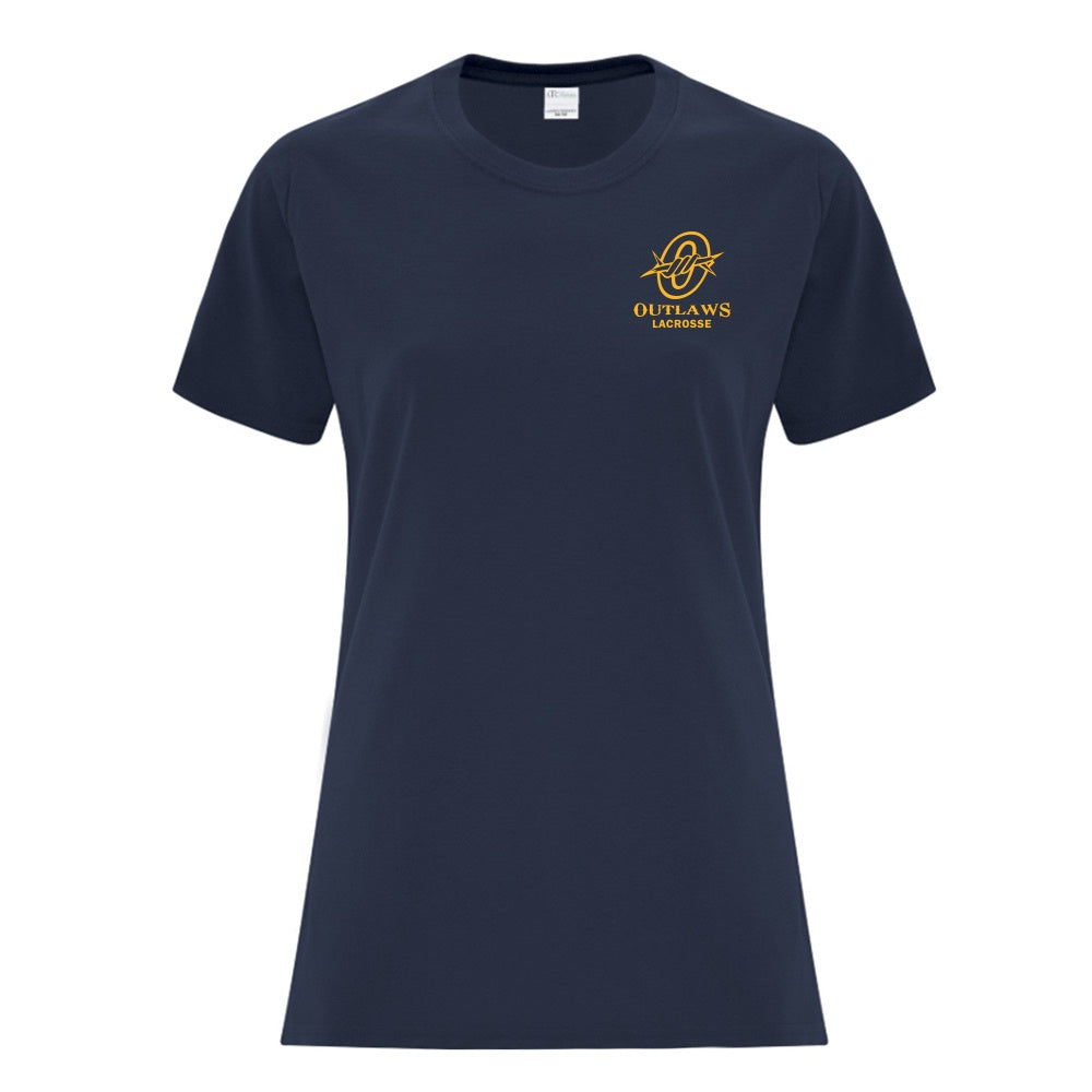 North Perth Outlaws Lacrosse Ladies' Cotton T-Shirt