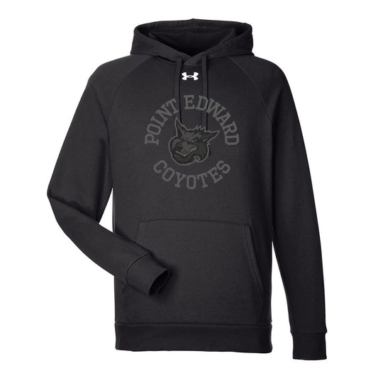 Point Edward Coyotes Adult Under Armour Rival Fleece Hooded Sweatshirt