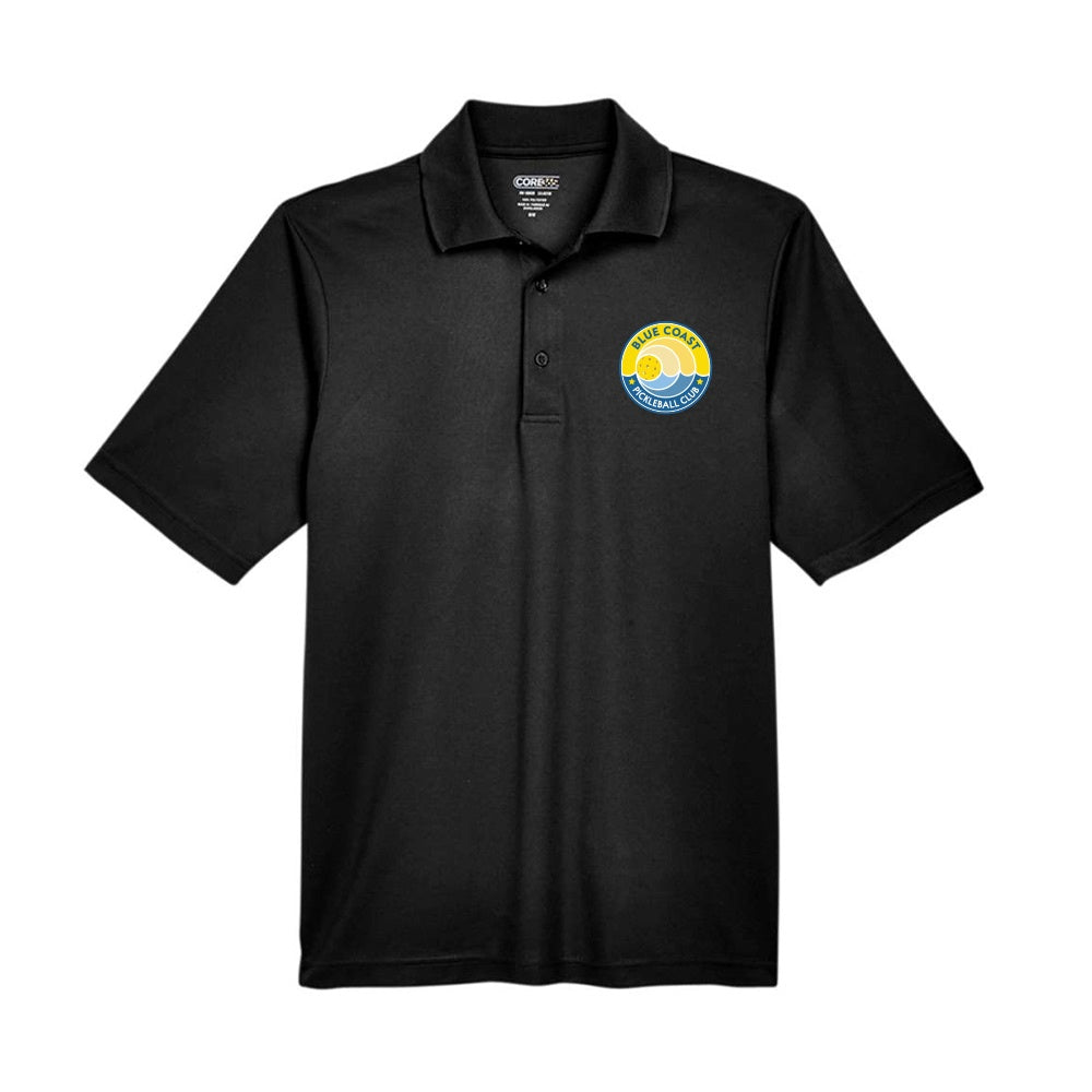 Blue Coast Pickleball Men's Performance Pique Polo