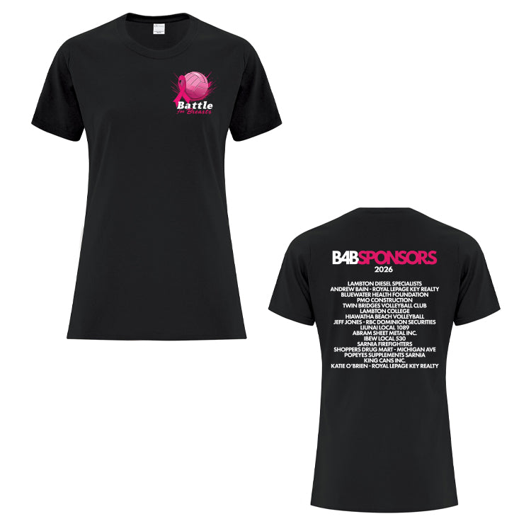 Battle for Breasts Ladies' Cotton T-Shirt