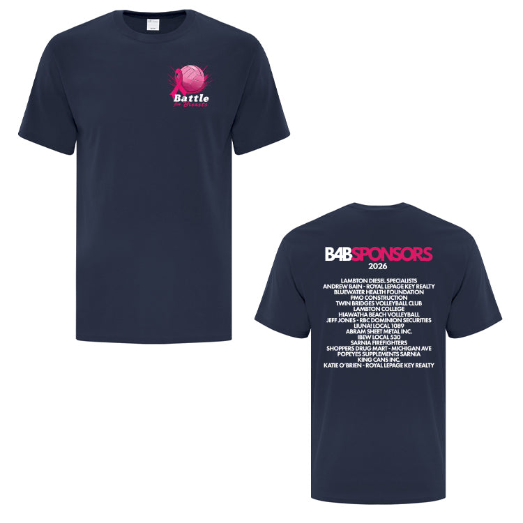 Battle for Breasts Adult Cotton T-Shirt