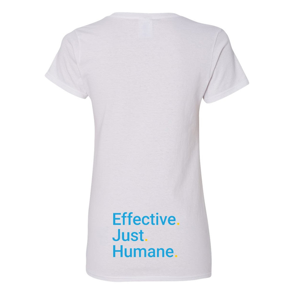 John Howard Society Ladies' Heavy Cotton™ V-Neck T-Shirt