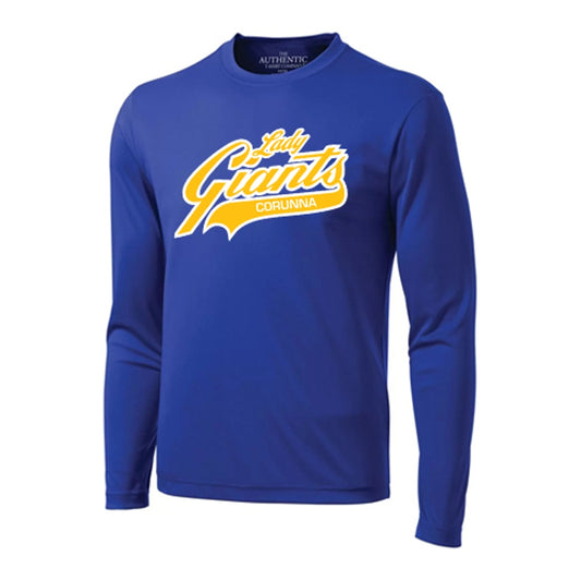 Corunna Lady Giants Adult Pro Team Long Sleeve T-Shirt