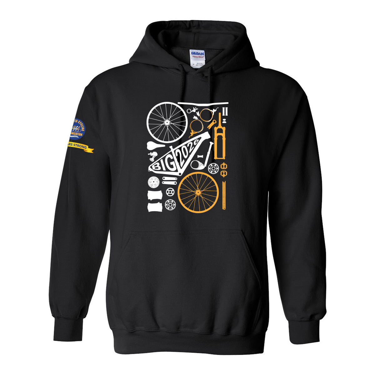 Bluewater Cycling Big 2026 Adult Fleece Hooded Sweatshirt