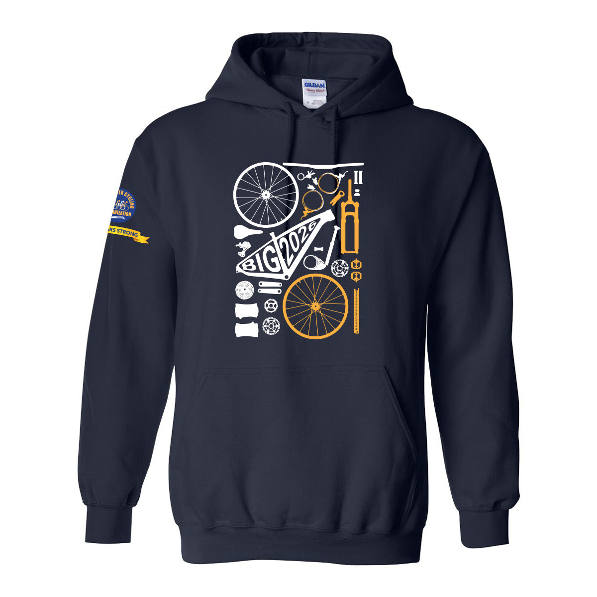 Bluewater Cycling Big 2026 Adult Fleece Hooded Sweatshirt