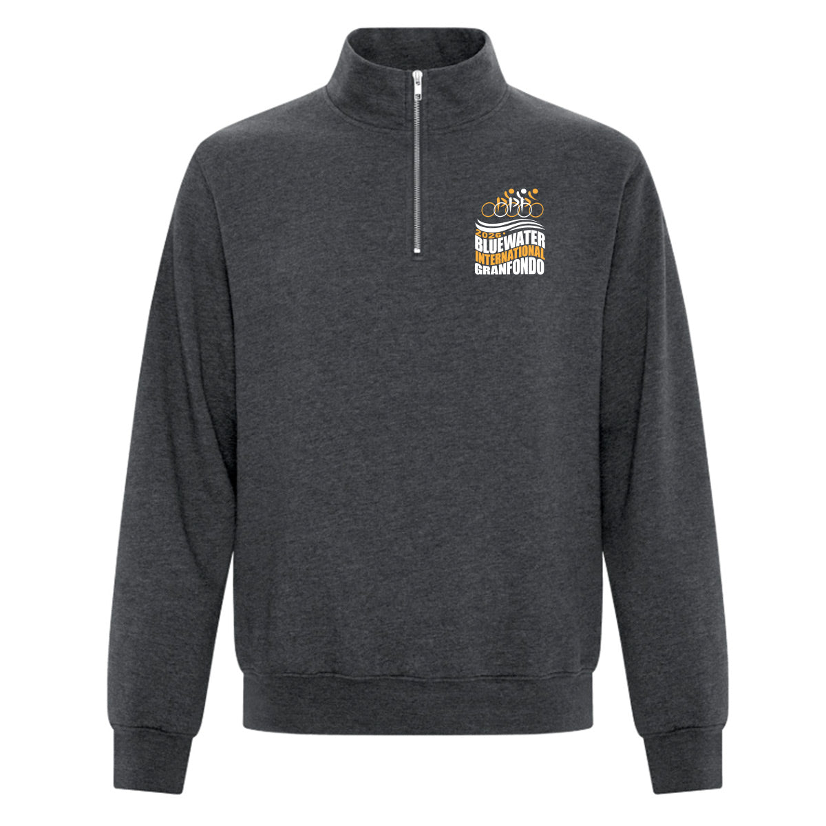 Bluewater Cycling Granfondo Adult Fleece 1/4 Zip Sweatshirt