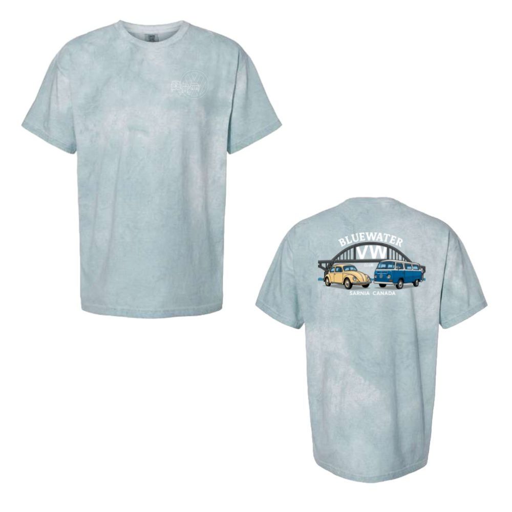 Bluewater Volkswagen Club Adult Colorblast™ Heavyweight T-Shirt