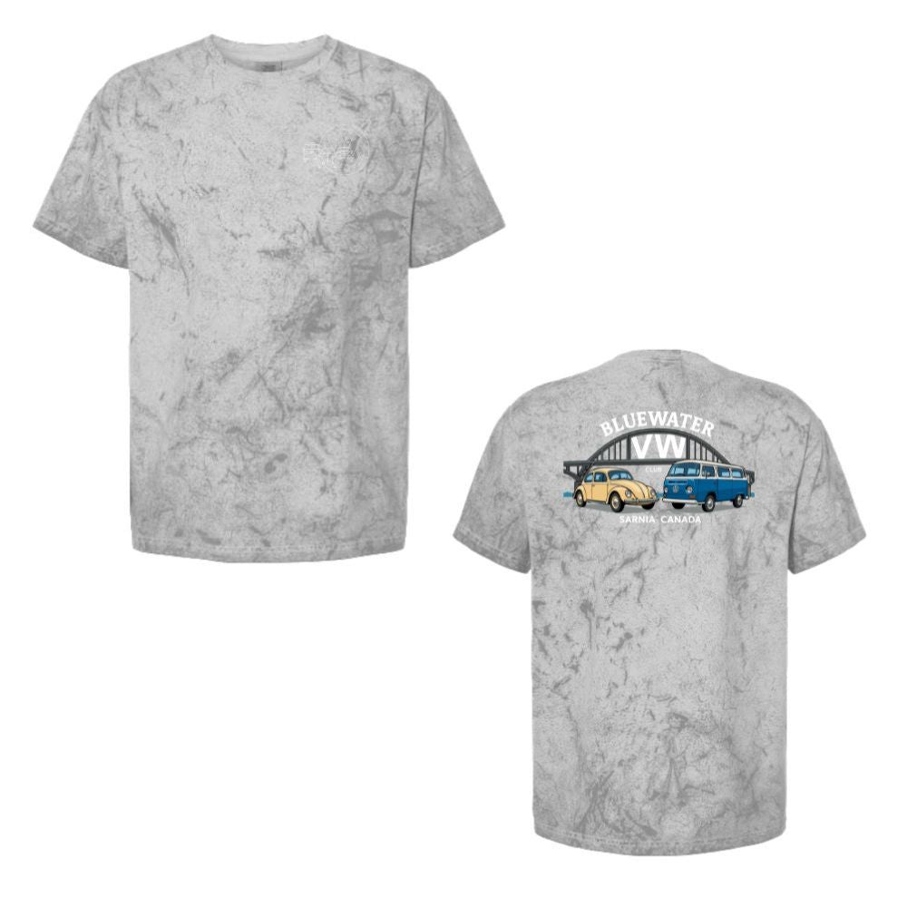 Bluewater Volkswagen Club Adult Colorblast™ Heavyweight T-Shirt