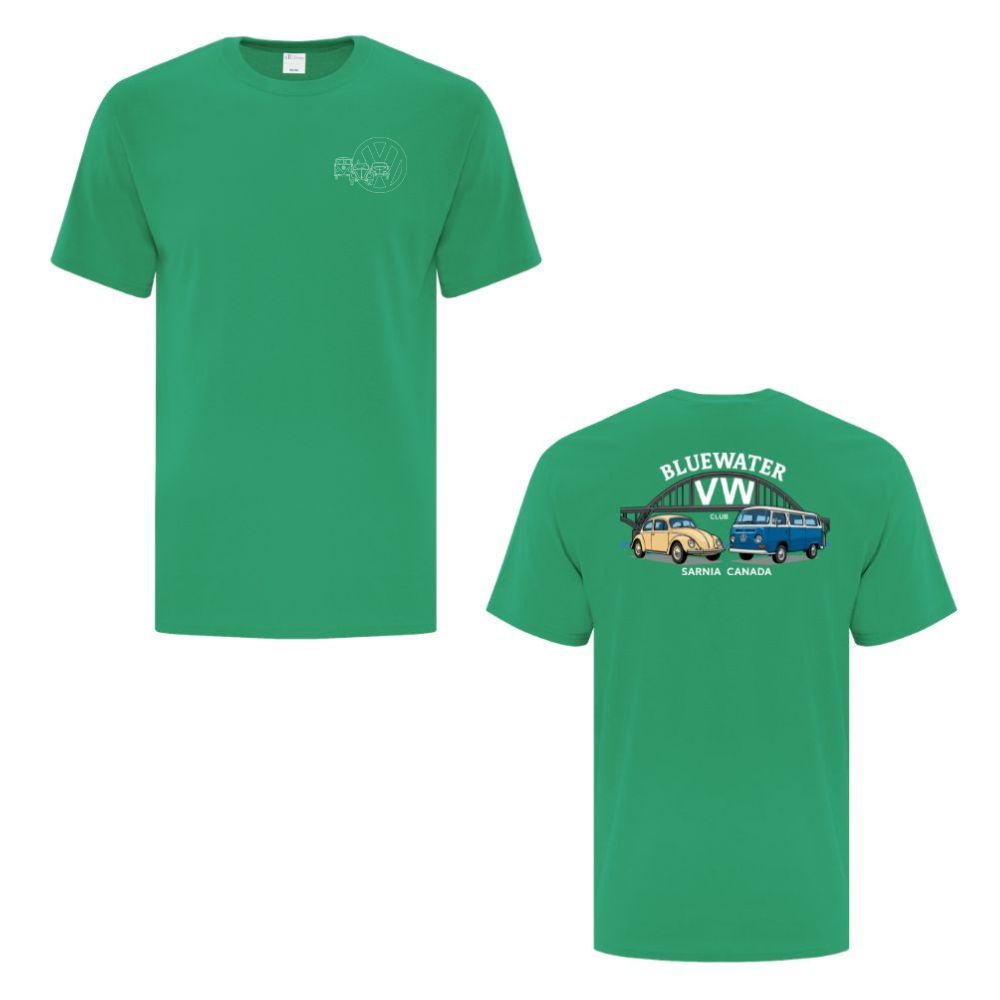 Bluewater Volkswagen Club Adult Cotton T-Shirt