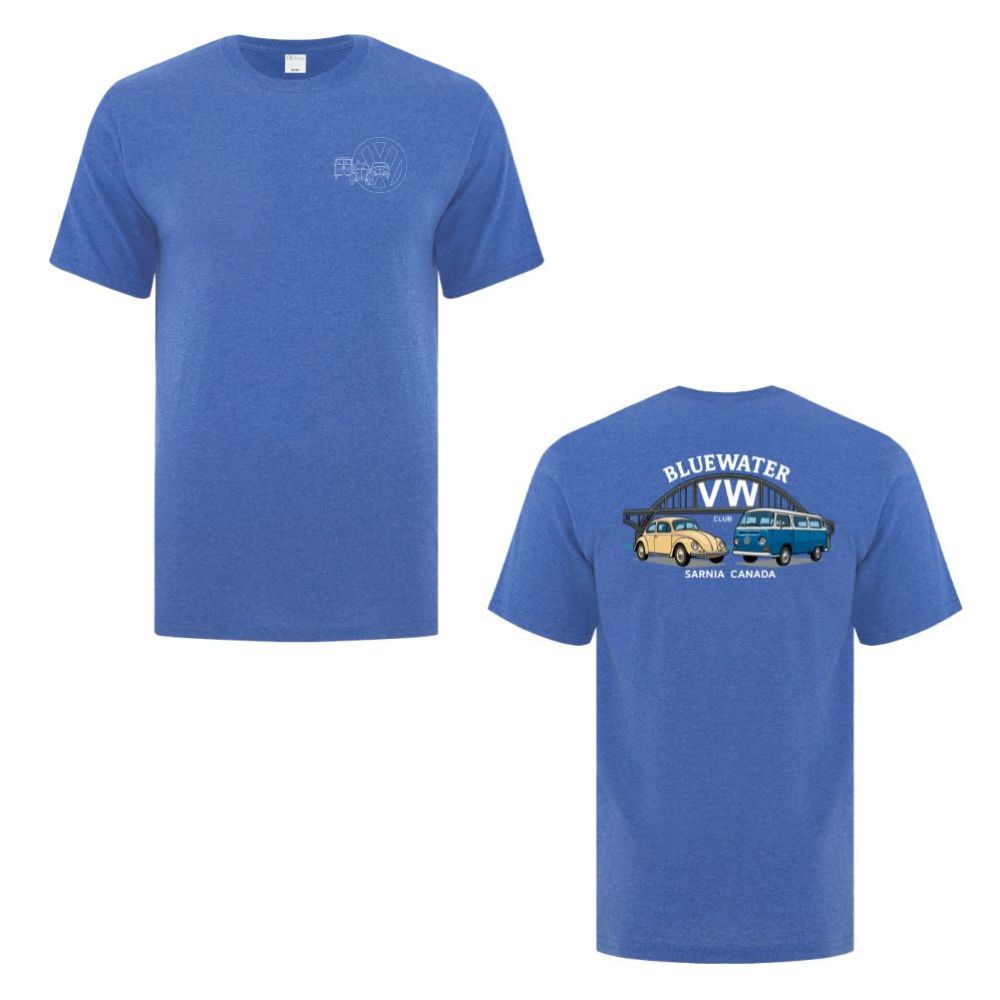 Bluewater Volkswagen Club Adult Cotton T-Shirt