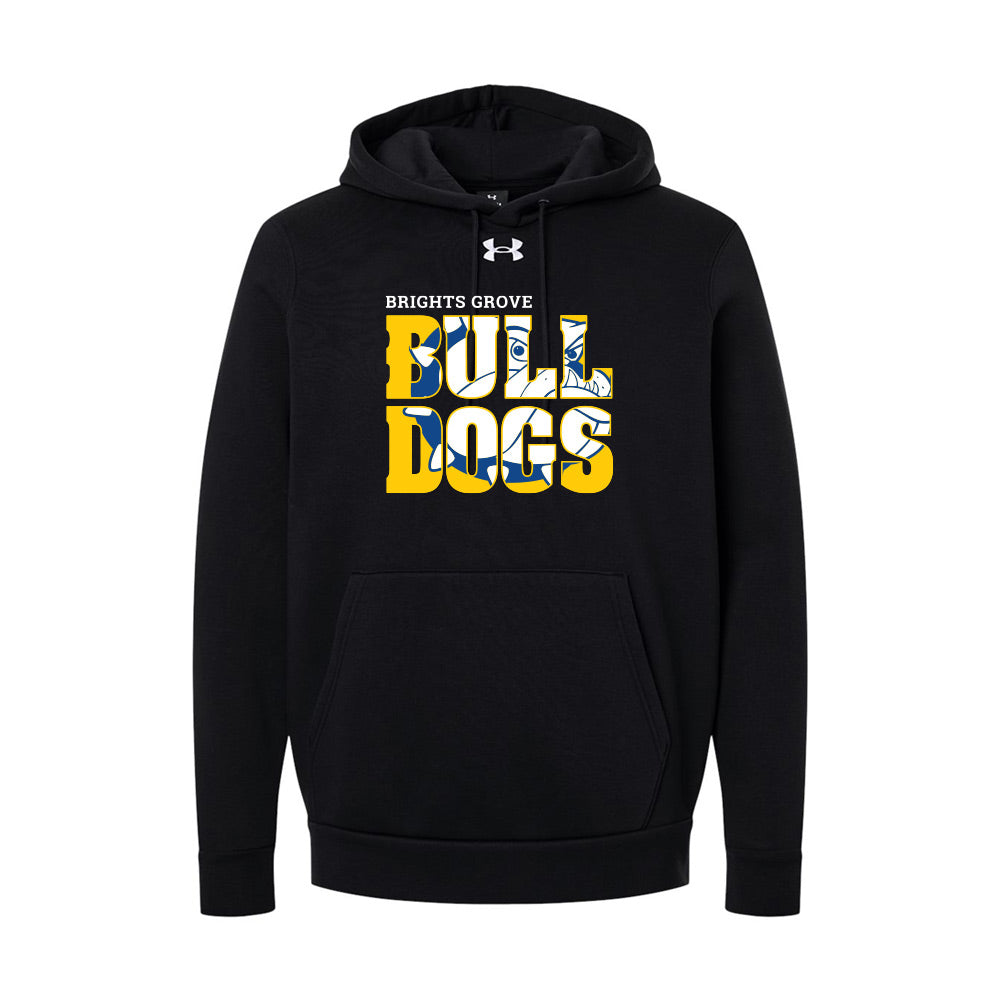 Brights Grove Adult Under Armour Team Icon Fleece Hooded Sweatshirt