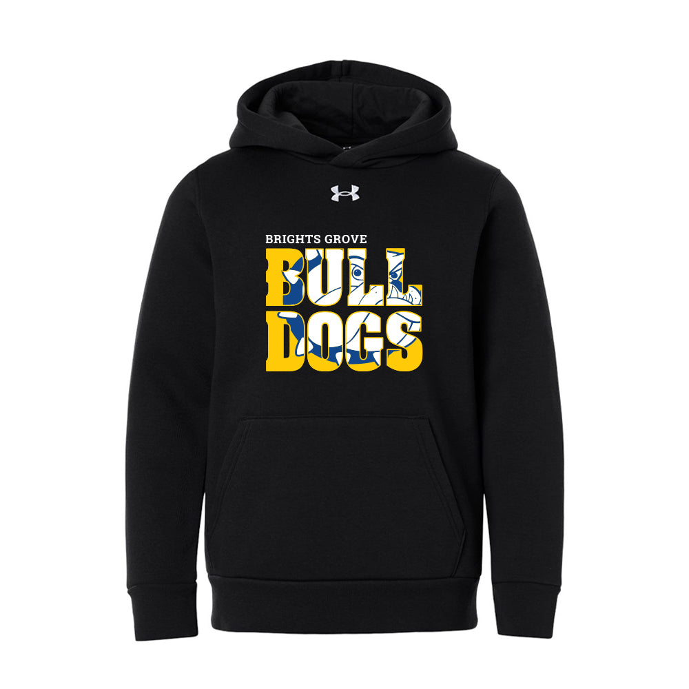 Brights Grove Youth Under Armour Team Icon Fleece Hooded Sweatshirt