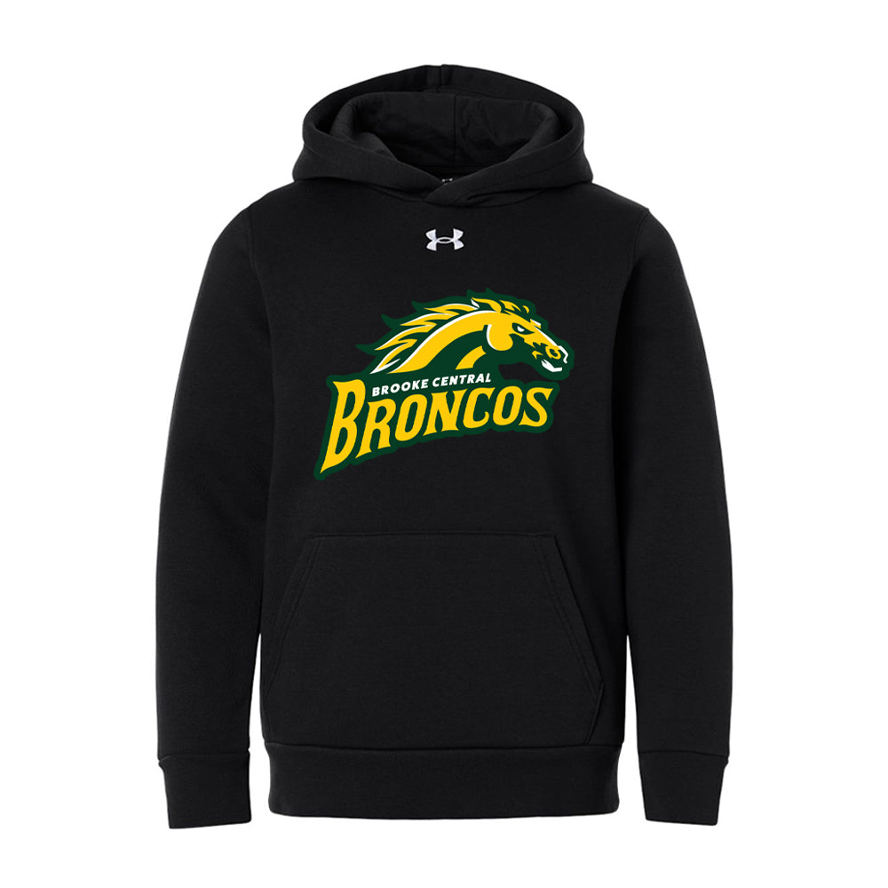 Brooke Central Youth Under Armour Team Icon Fleece Hooded Sweatshirt