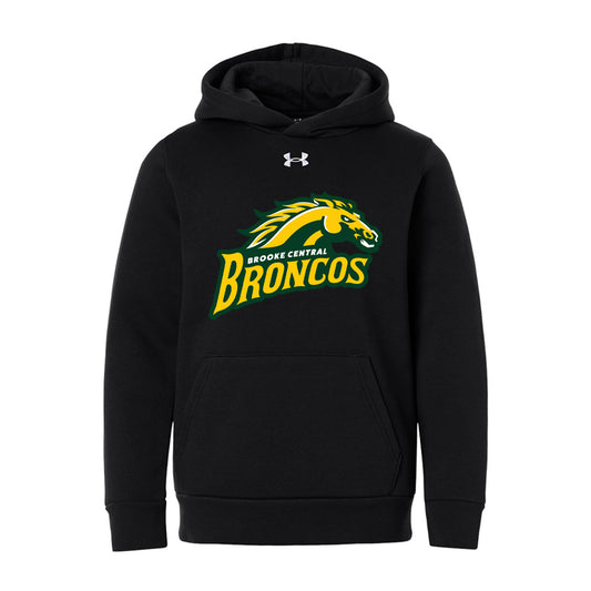 Brooke Central Youth Under Armour Team Icon Fleece Hooded Sweatshirt