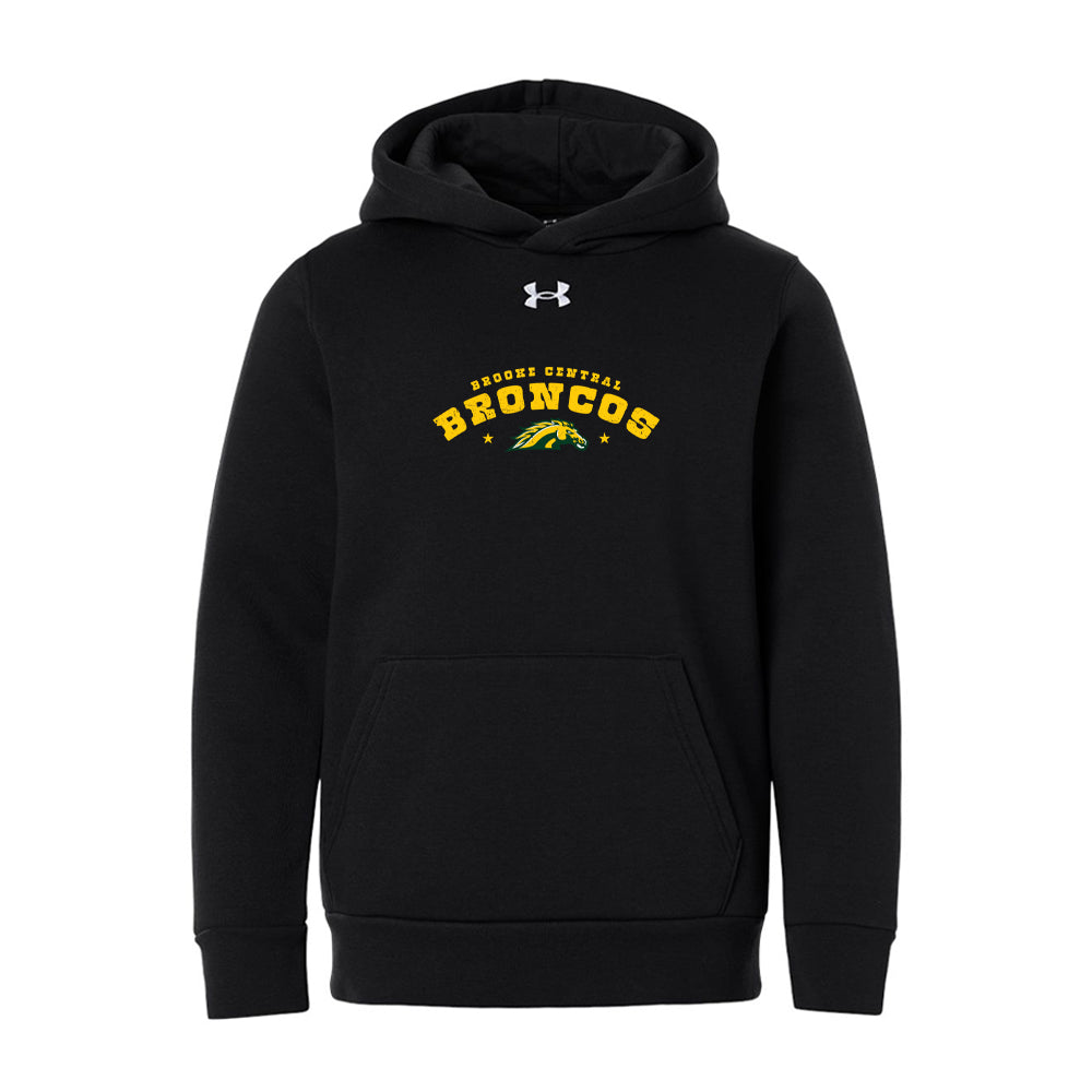Brooke Central Youth Under Armour Team Icon Fleece Hooded Sweatshirt