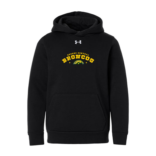 Brooke Central Youth Under Armour Team Icon Fleece Hooded Sweatshirt