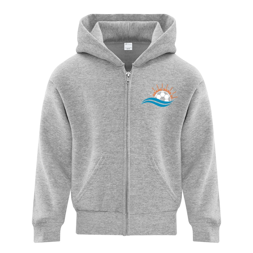 Grand Bend SC Youth Fleece Full Zip Hooded Sweatshirt