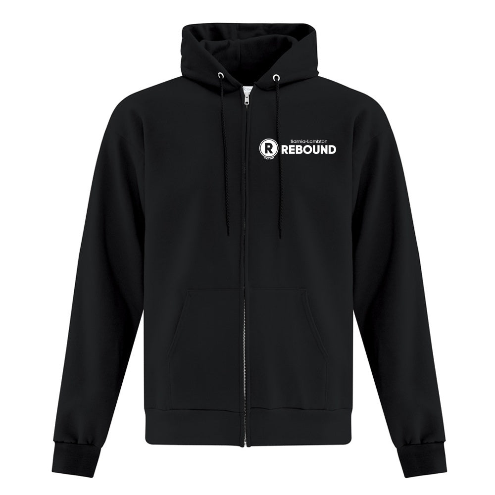 Sarnia-Lambton Rebound Adult Fleece Full Zip Hooded Sweatshirt
