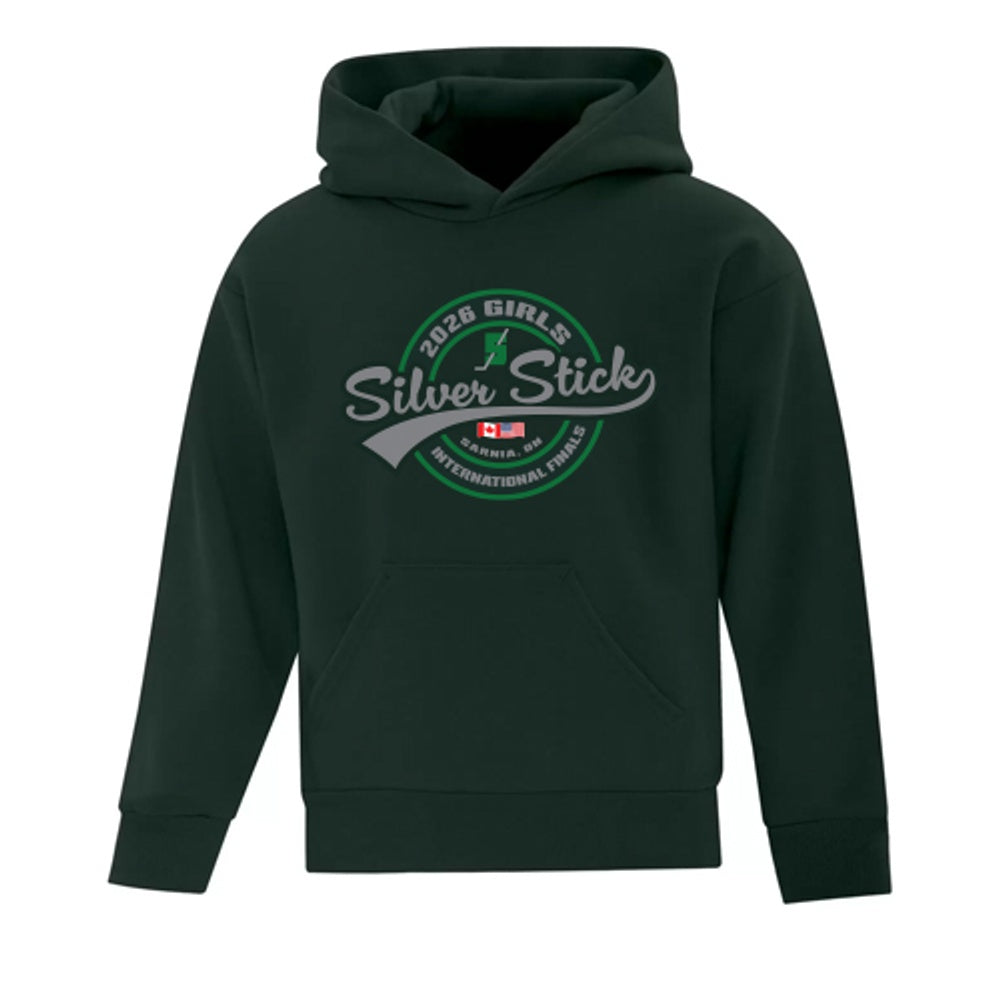 Youth Girls Silver Stick 2026 Hooded Sweatshirt