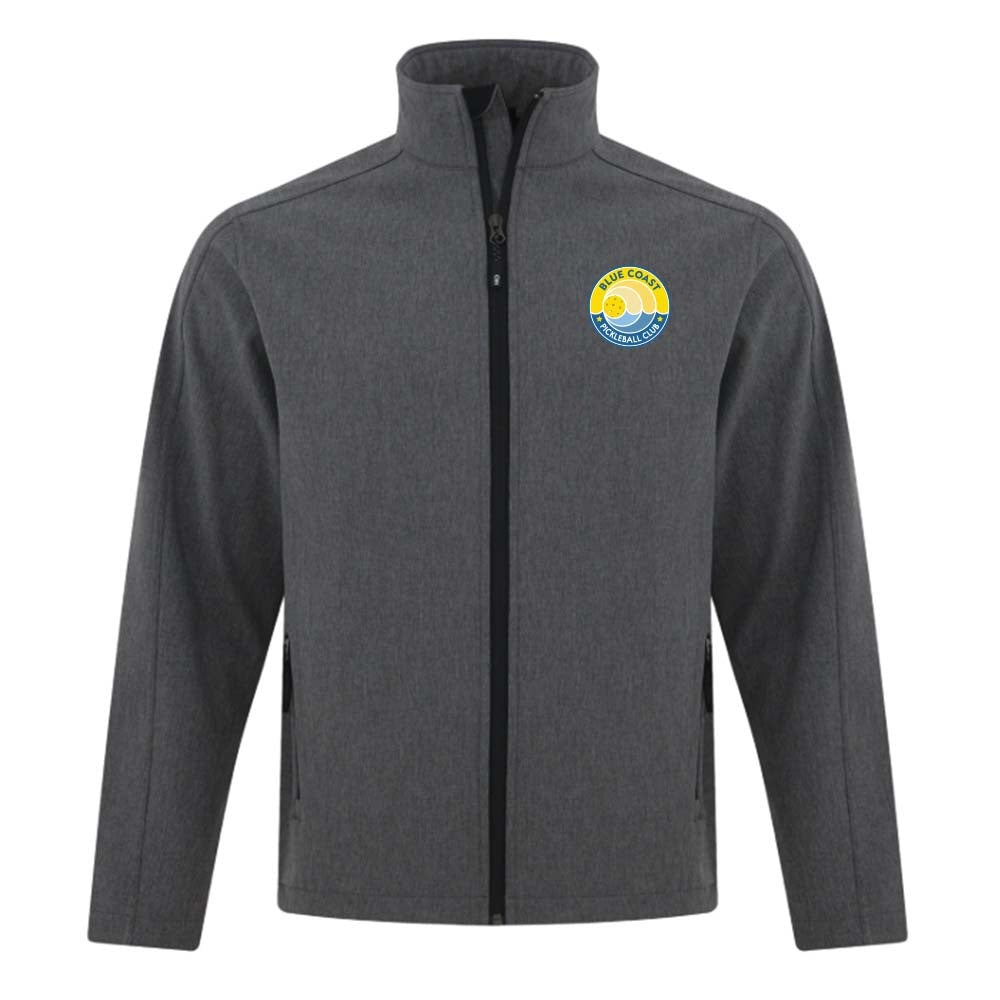 Blue Coast Pickleball Men's Water Repellent Soft Shell Jacket