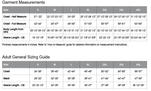 Men's Sizing Chart