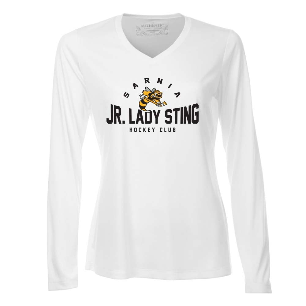 Jr Lady Sting Ladies' Pro Team Long Sleeve V-Neck