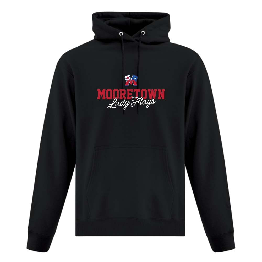 Mooretown Lady Flags Adult Fleece Hooded Sweatshirt